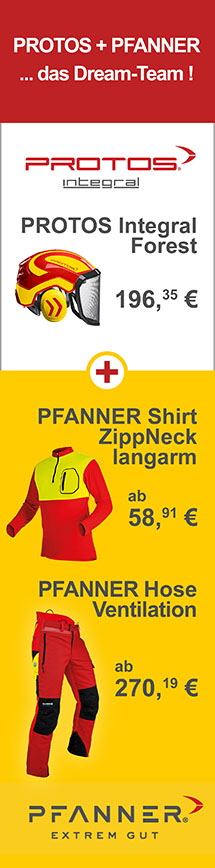 Pfanner und Protos | Das Dream-Team f�r den Forst-Profi!