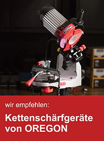 Wir empfehlen: Oregon Kettensch�rfger�te f�r einfaches und optimales sch�rfen Ihrer S�geketten