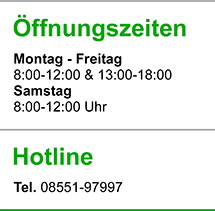 Unsere �ffnungszeiten