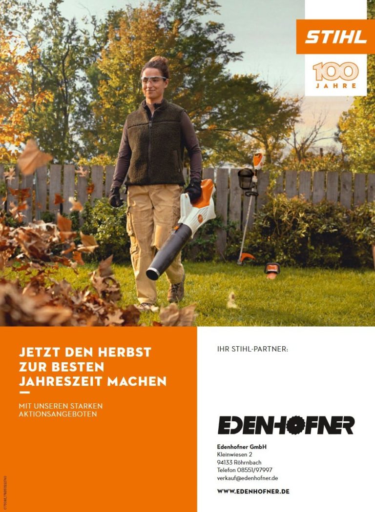 Ansicht Herbstprospekt STIHL Edenhofner 2026
