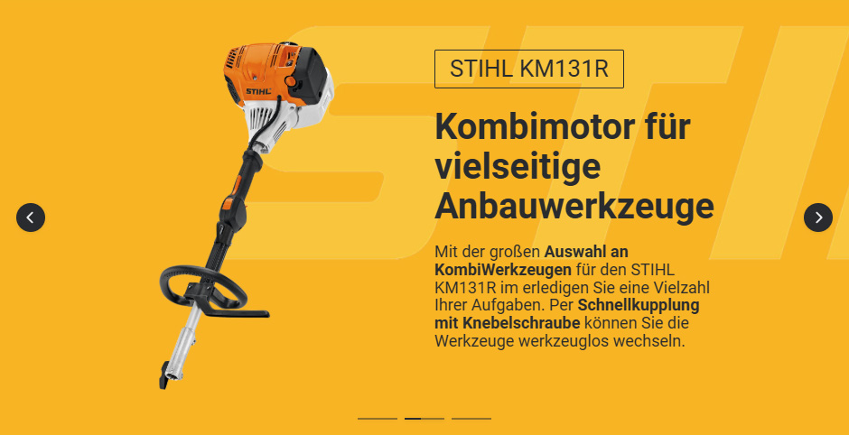 STIHL-Kombimotor-KM131R Produktbeschreibung STIHL Kombimotor KM131R